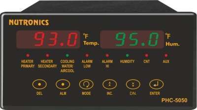 Prog. Temperature With Humidity Controller 192 x 96